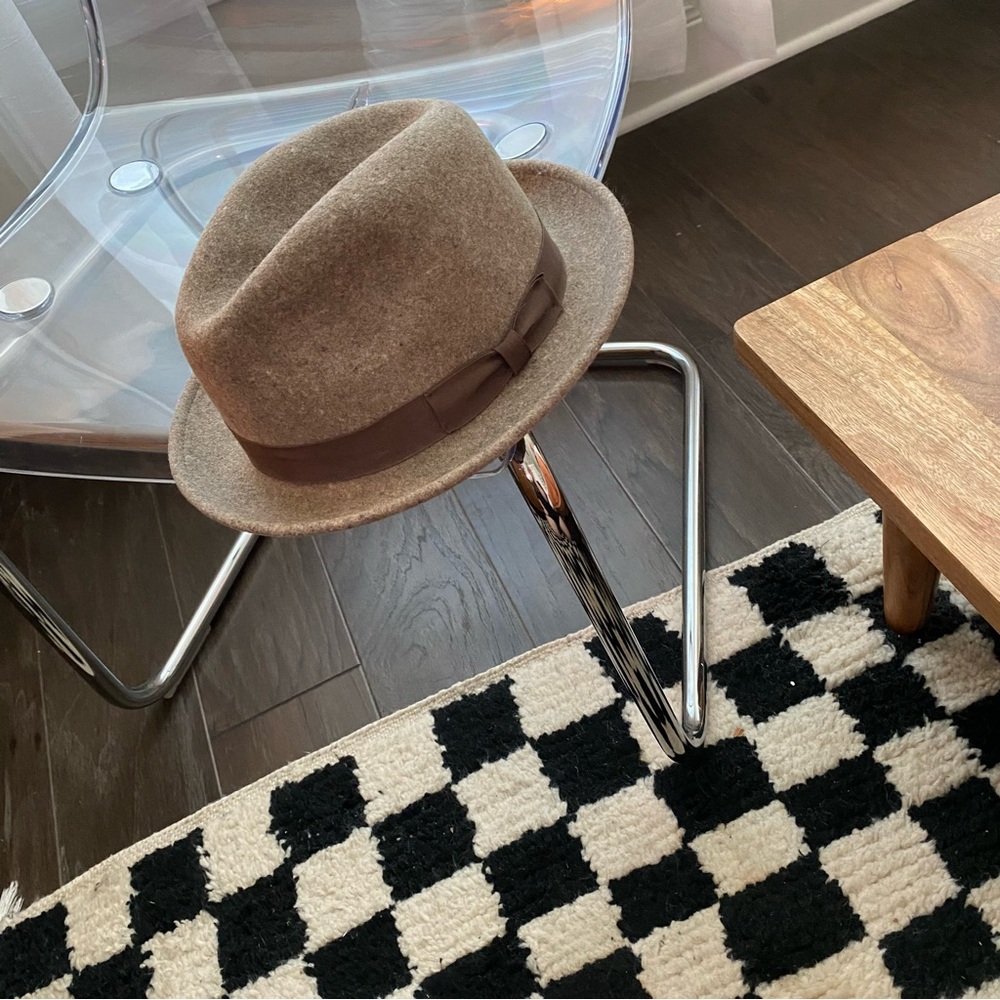 Buffalo Wool Co Brown Fedora Hat